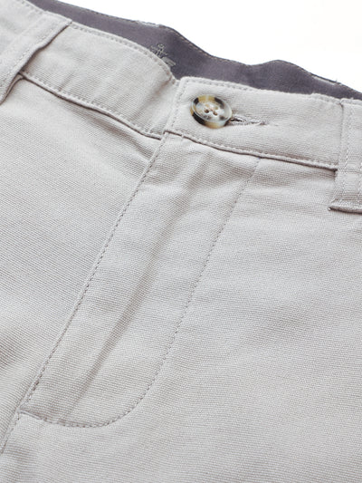 Dockers Men's Beige Slim Fit Stretch Cotton Chinos