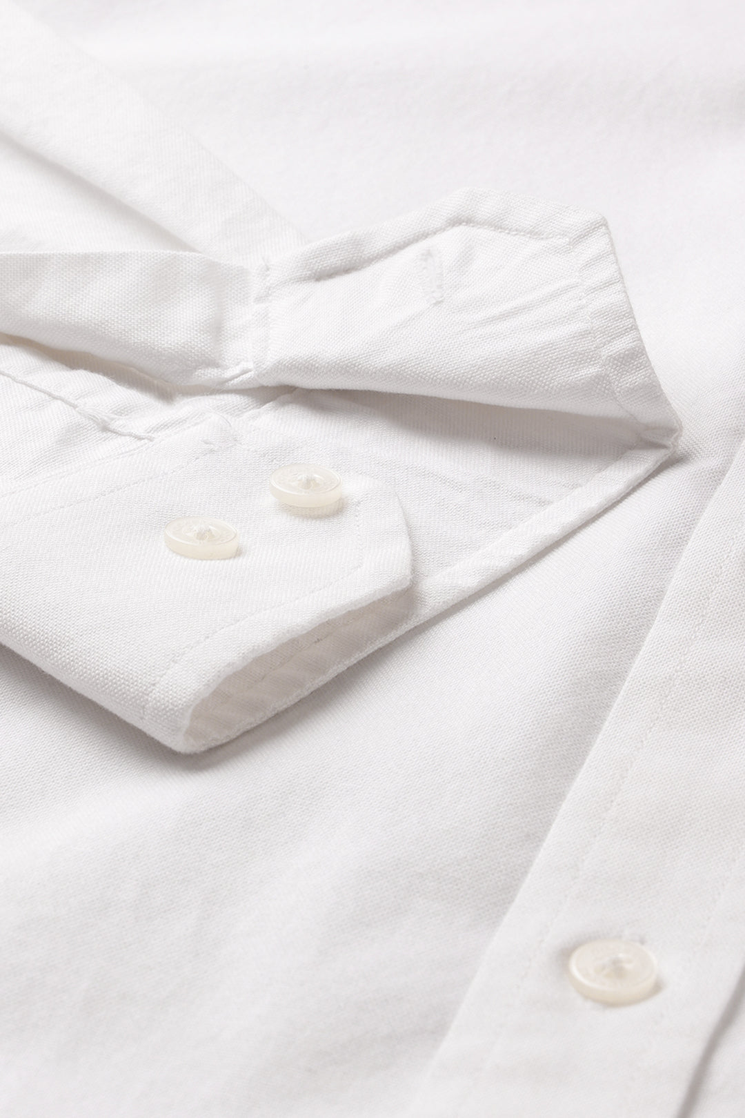 Dockers Men's Plus Size White Oxford Band Collar Shirt