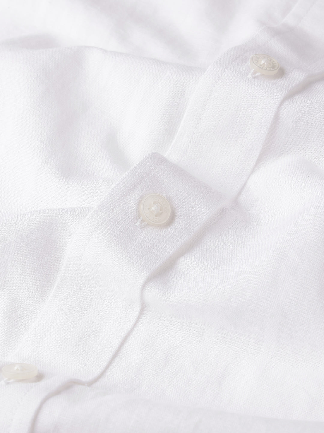 Dockers Men's White Striped Button-Down Full Sleeve Shirt
